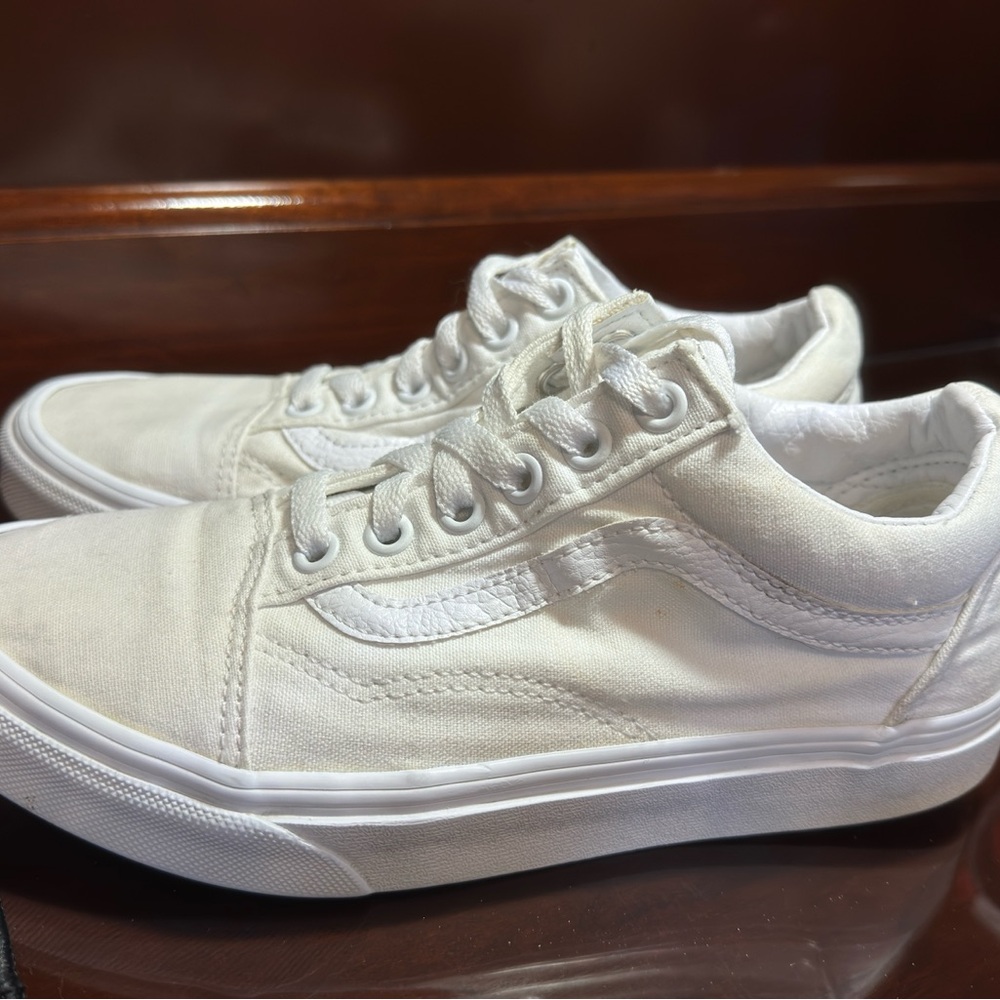 VANS Canvas Old Skool True White canvas Sneakers